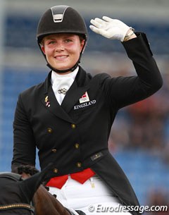 Anna Kasprzak at the 2015 European Dressage Championships :: Photo © Astrid Appels