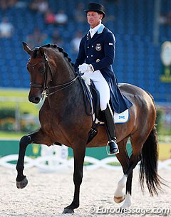 Patrik Kittel and Deja at the 2015 European Dressage Championships :: Photo © Astrid Appels