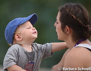 Matthias Rath's wife Franziska Eisenmann with their son Constantin