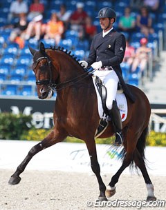 Arnaud Serre and Robinson de la Font at the 2015 European Championships :: Photo © Astrid Appels