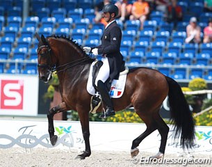Arnaud Serre and Robinson de la Font at the 2015 European Championships :: Photo © Astrid Appels