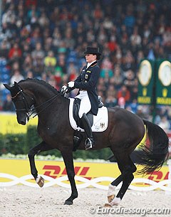 Kristina Bröring-Sprehe and Desperados at the 2015 European Championships in Aachen :: Photo © Astrid Appels