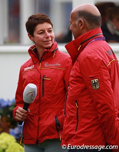 German team trainer Monica Theodorescu with assistant team coach Jonny Hilberath