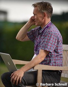 St Georg's editor in chief Jan Tönjes working outdoor