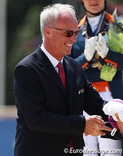 FEI Dressage Director Trond Asmyr at the 2015 European Junior/Young Riders Championships in Vidauban :: Photo © Astrid Appels