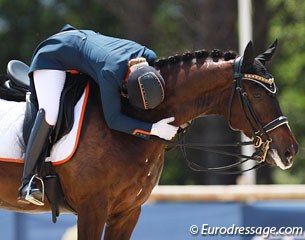 Jeanine Nieuwenhuis hugs Baldacci