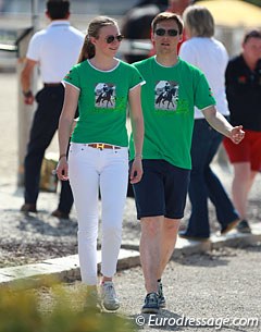 Semmieke's older sister, German Grand Prix rider Sanneke Rothenberger, and her boyfriend were there for support