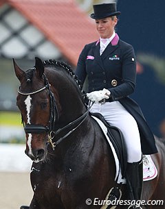 German Bernadette Brune on the Oldenburg licensed stallion Spirit of the Age OLD