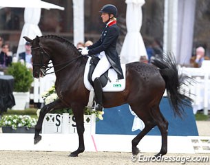 Ingrid Klimke and Dresden Mann at the 2015 CDIO Hagen in July :: Photo © Astrid Appels