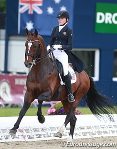 Norwegian Lerke Nordum on the Swedish bred Bradley Beach (by Baroncelli)