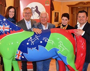 2015 Horses & Dreams press conference with Lyndal Oatley, Heinrich-Hermann Engemann, Ulli Kasselmann, Monica Theodorescu & Francois Kasselmann :: Photo © A. Brenninkmeijer