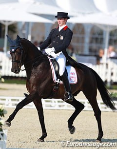 The only British Under 25 rider in Hagen: Ryan Todd on the Danish bred Charlex Eskjeberg (by Carano x Midt West Ibi Light)