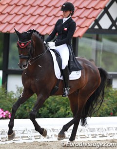 Danish Victoria Vallentin on Gestut Sprehe's Bavarian bred Furstentraum (by Furst Heinrich x Konigstraum xx)