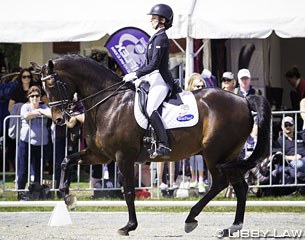 Penny Castle and Magnus Spero at the 2015 CDI Hastings - Horse of the Year Show :: Photo © Libby Law