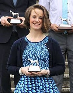 Judy Reynolds wins the 2015 Irish Field Dressage Rider of the Year Award :: Photo © Carol Dunne