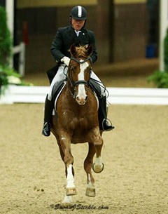 Michael Poulin and Thor M at the 2015 U.S. Dressage Finals :: Photo © Sue Stickle