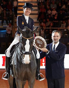 Beatriz Ferrer-Salat was honoured as the best Spanish Dressage Rider of the Year 2015 at the 2015 CDI Madrid