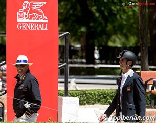 Juan Matute Senior and Junior watching the Generali class