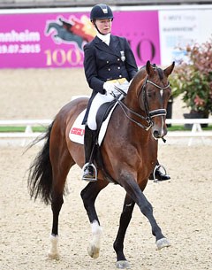 Rose Mathisen and Zuidenwind at the 2015 CDI Mannheim :: Photo © Karl Heinz Frieler