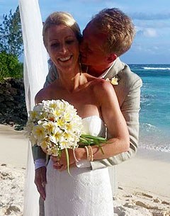 Isabel Bache and Bastian Freese got married in Mauritius