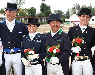 The 2015 Mexican Pan Am Team: Enrique Palacios, Bernadette Pujals, Jose Luis Padilla, Mariana Quintana :: Photo © Castro 