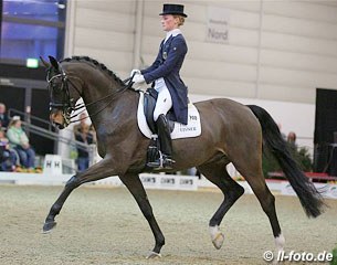 Helen Langehanenberg and Diamigo won the Intermediaire I in Munster