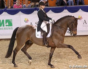 Isabell Werth and Don Johnson at the 2015 CDN Munster :: Photo © LL-foto