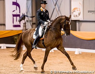 Brett Parbery and Zeppelin win the Intermediate A (CDN) with a score of 67.870%