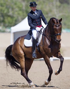 Steffen Peters and Rosamunde at the 2015 CDI San Juan Capistrano :: Photo © Terri Miller