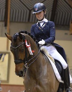 Elena Krattiger and Ramia Lox in a winning mood at the 2015 CDIO Saumur