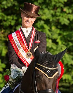 Victoria Max-Theurer wins her 13th consecutive Grand Prix title at the 2015 Austrian Dressage Championships :: Photo © Andreas Schnitzlhuber