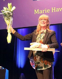 Marie Haward was named Swedish Breeder of the Year 2015 at the Swedish Riders Gala in Stockholm :: Photo courtesy Swedish FN