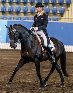 Brett Parbery and DP Weltmieser win the 2015 Australian Dressage Championships :: Photo © Stephen Mowbray
