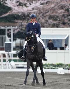 Shingo Hayashi and Ramses der II at the 2015 CDI Tokyo :: Photo © Japan Equestrian Federation