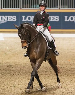 Belinda Trussell and Anton competing in the Invitational Dressage Cup at 2015 Toronto Royal Horse Show :: Photo © Ben Radvanyi Photography