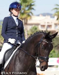 Carla de la Fuente and Kronprinz at the 2015 CDI Valencia :: Photo © Lily Forado