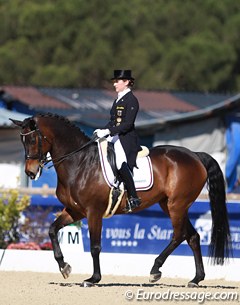 Victoria Michalke and Wasabi at the 2015 CDIO Vidauban :: Photo © Astrid Appels