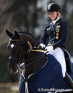 Sanneke Rothenberger and Deveraux OLD win the CDI 3* Big Tour at the 2015 CDIO Vidauban :: Photo © Astrid Appels