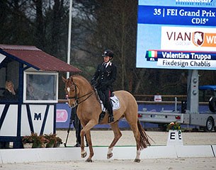 Valentina Truppa and Chablis at the 2015 CDI Vidauban :: Photo © Rui Pedro Godinho