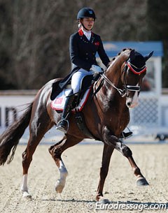 Turkish Lina Uzunhasan on her second ride, Donnatella (by Status Quo x Clavecimbel)