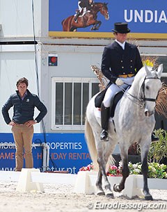 German Christoph Koschel coaching Ricardo Wallenstein on Bem Me Quer