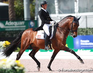 Spanish young rider Pablo Gomez on Escritor de Ymas II :: Photo © Astrid Appels