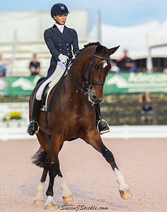 Laura Graves and Verdades at the 2015 CDIO Wellington :: Photo © Sue Stickle