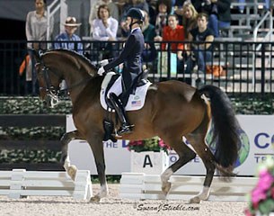 Laura Graves and Verdades win the 2015 U.S. Grand Prix Championship :: Photo © Sue Stickle