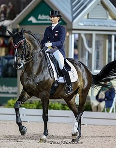 Mikala Gundersen and My Lady at the 2015 CDI Wellington :: Photo © Sue Stickle