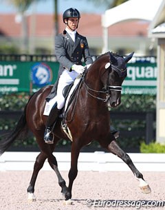 Juan Matute Guimon and Dhannie at the 2015 CDI Wellington :: Photo © Astrid Appels