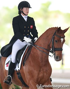 Virginia McKey and Wolkenglanz at the 2015 CDI Wellington :: Photo © Astrid Appels