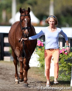 Arlene "Tuny" Page will be competing her new Grand Prix horse Woodstock, which she discovered in Farnce, this weekend in Wellington