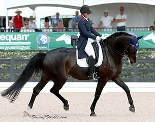 Kasey Perry and Dublet at the 2015 CDI Wellington