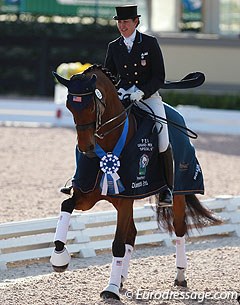 Kathleen Raine and Breanna win the Grand Prix Special 5* at the 2015 CDI Wellington :: Photo © Astrid Appels